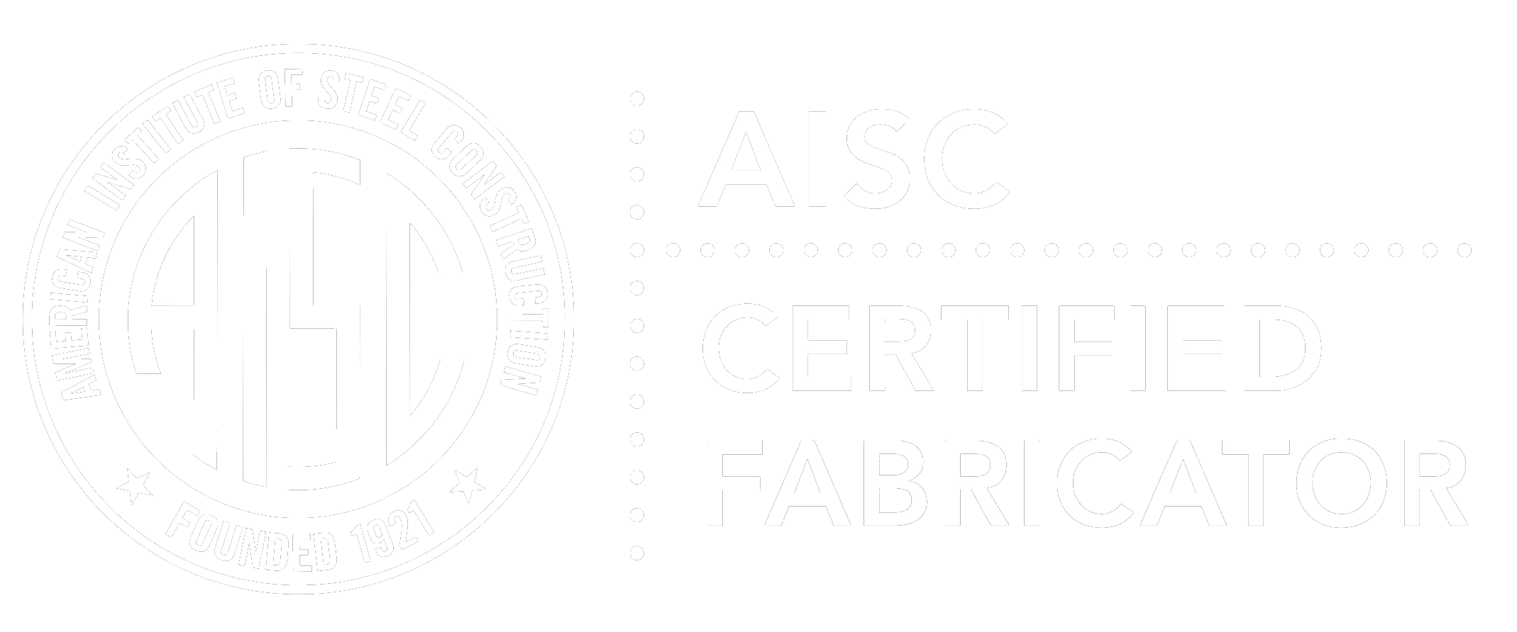 AISC Logo_White